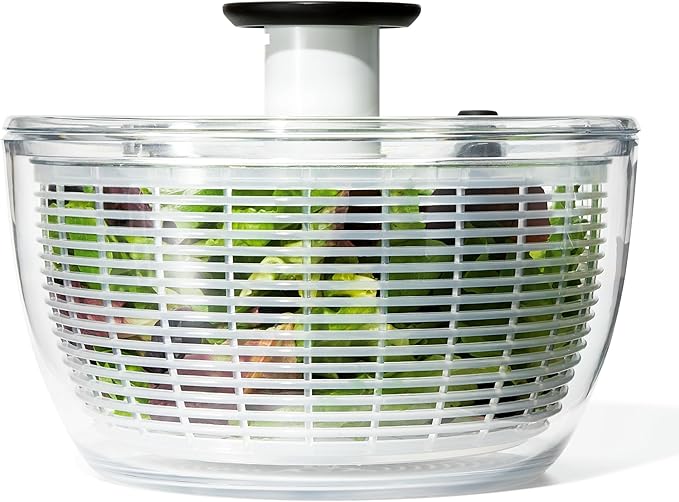 Grips Salad Spinner | Lettuce Spinner | Fruit Washer | Fruit Washing Bowl with Strainer | Vegetable Cleaner | Salad Cleaner | Lettuce Washer