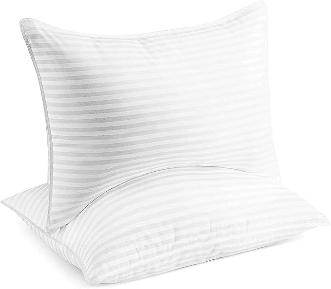 ed Pillows Standard/Queen Size Set of 2 - Original Down Alternative Pillow for Sleeping - Bedding for Back, Stomach or Side Sleepers - Image 3